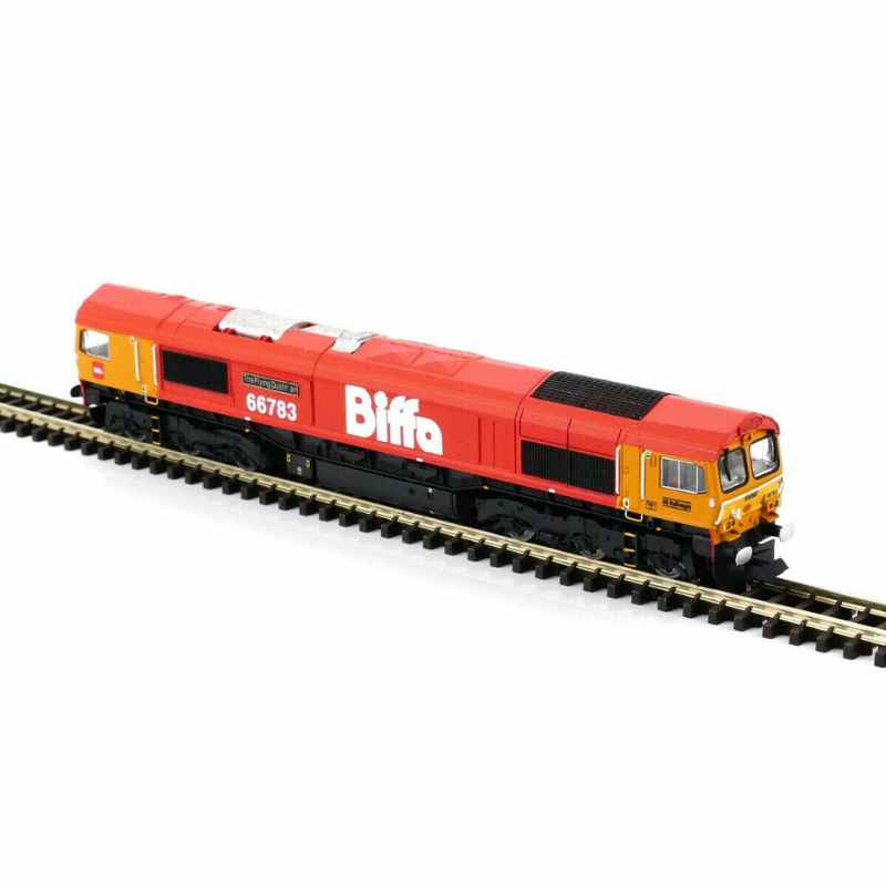 N Gauge Class 66 783 The Flying Dustman GBRF BIffa Livery